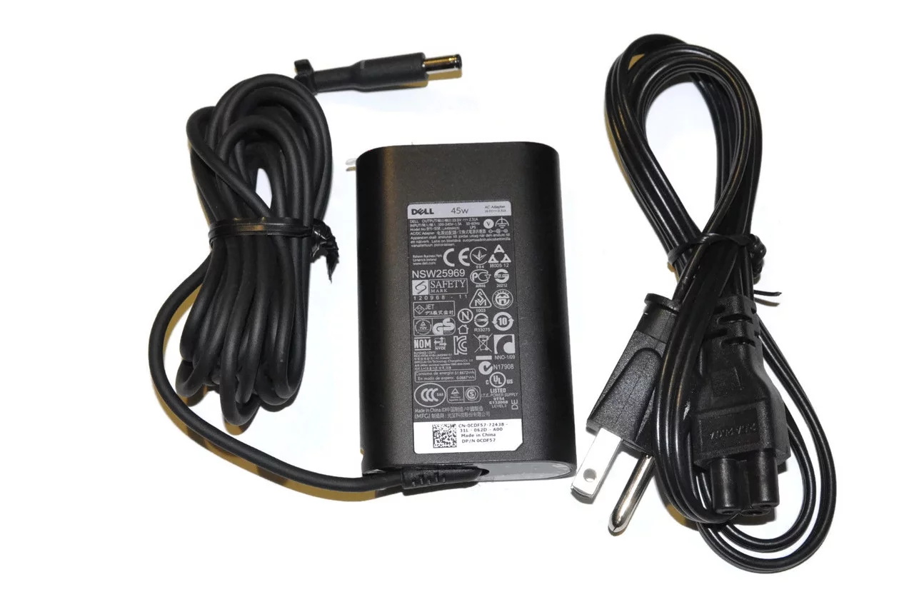 CARGADOR DELL DE 19.5V. 2.31A. 45W. PUNTA FINA