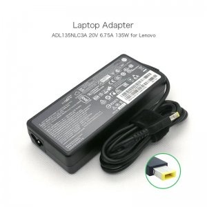 CARGADOR LENOVO DE 20V. 6.75A. 135W. PUNTA USB